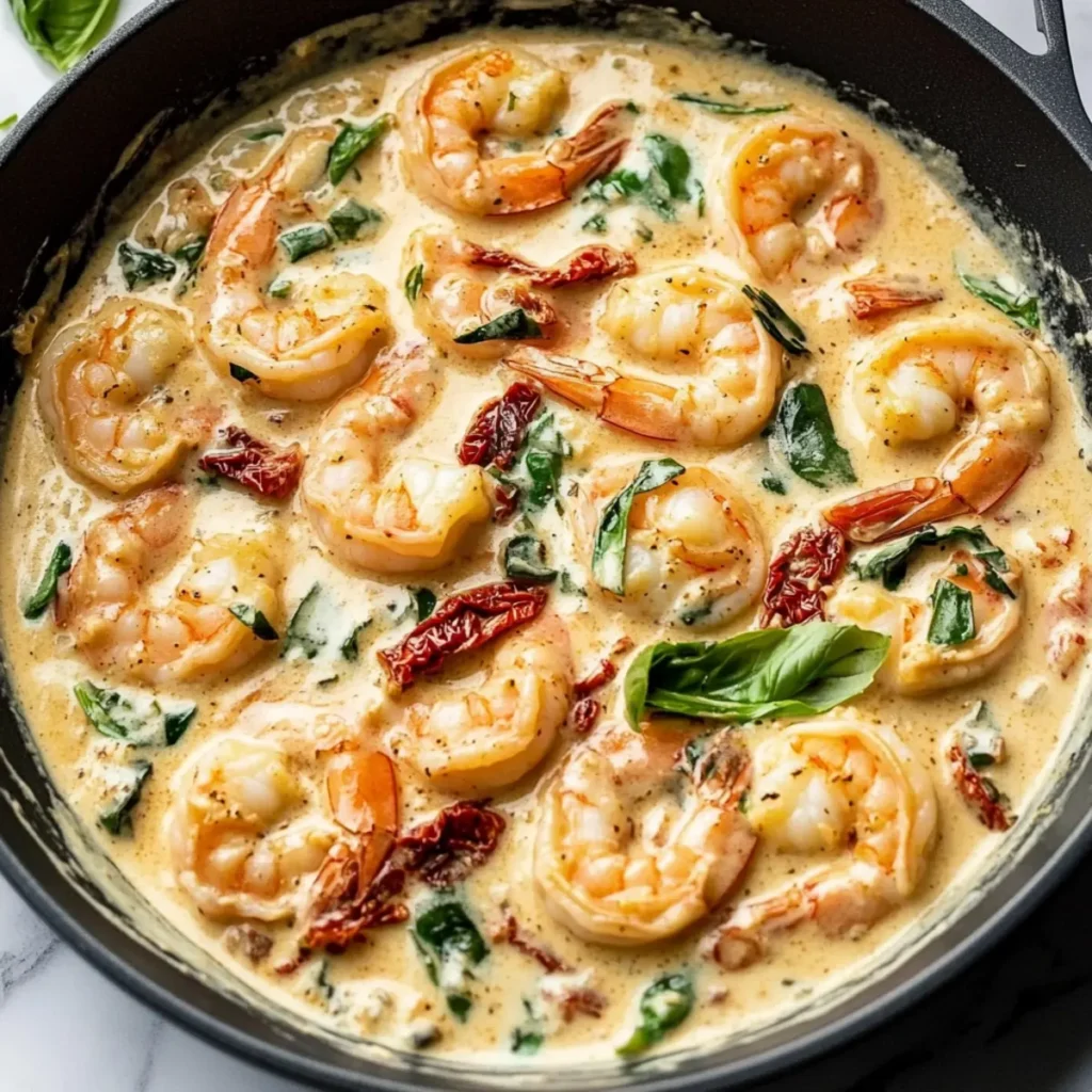 Creamy Tuscan Shrimp