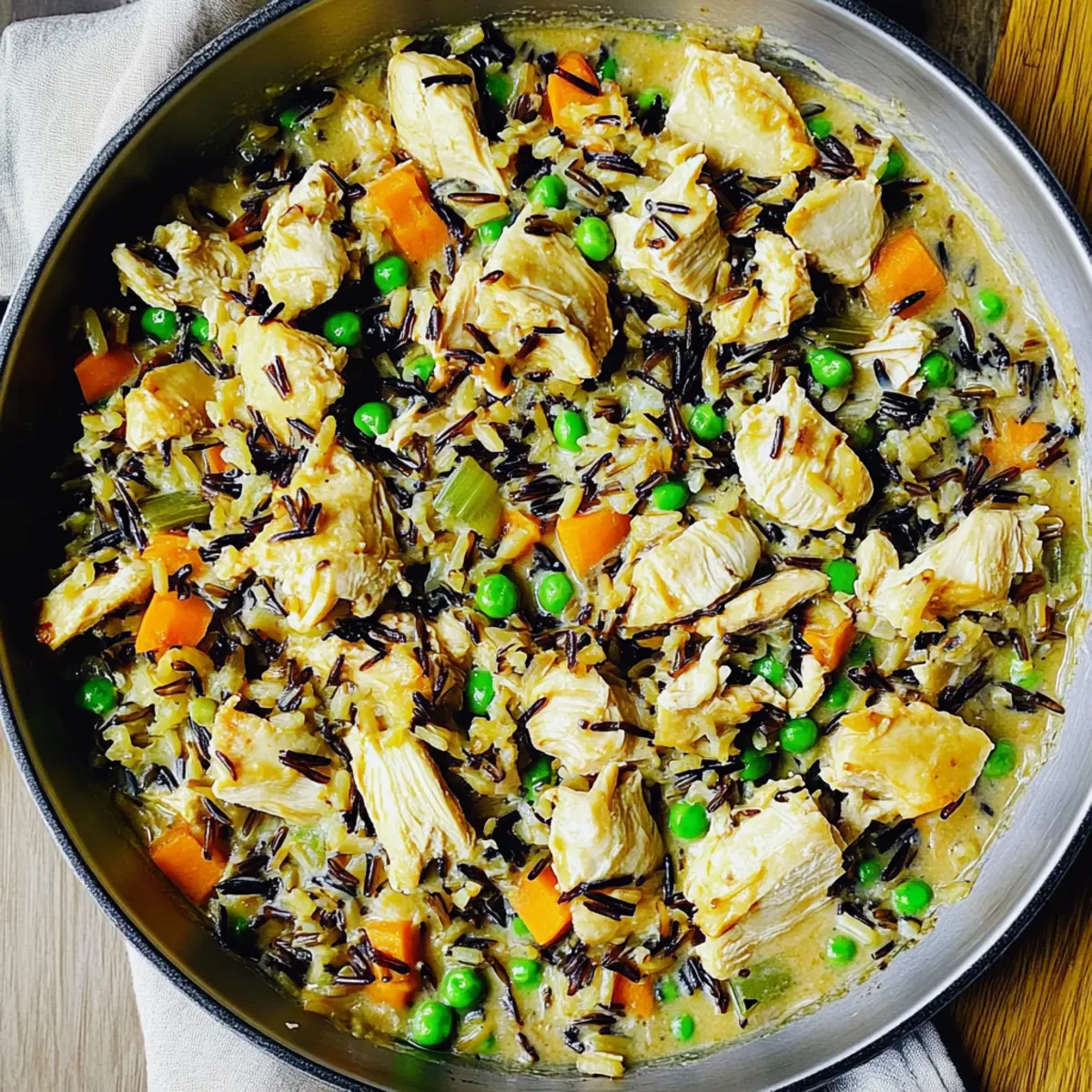 Chicken Pot Pie Wild Rice