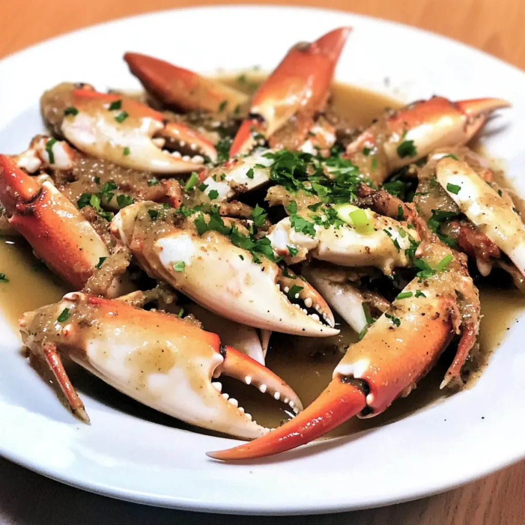 Buttered Crab Claws