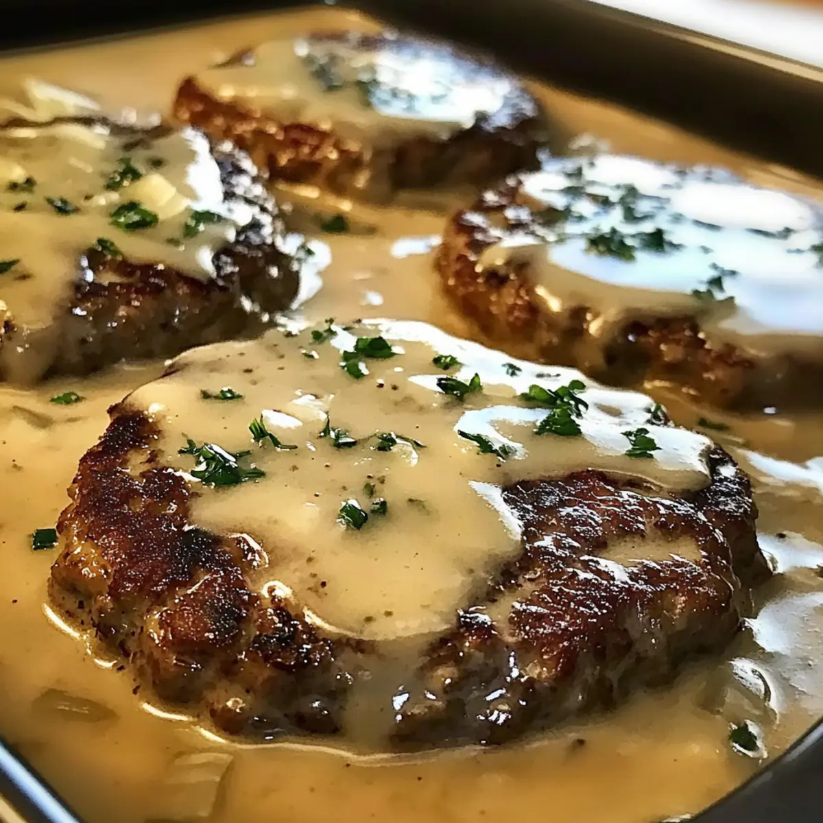 Amish Hamburger Steak Bake