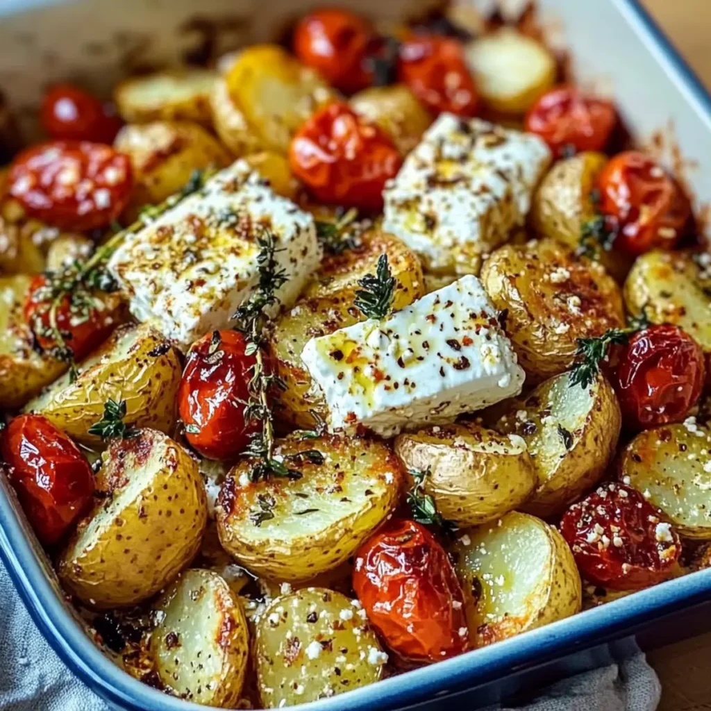 Baked Feta Potatoe