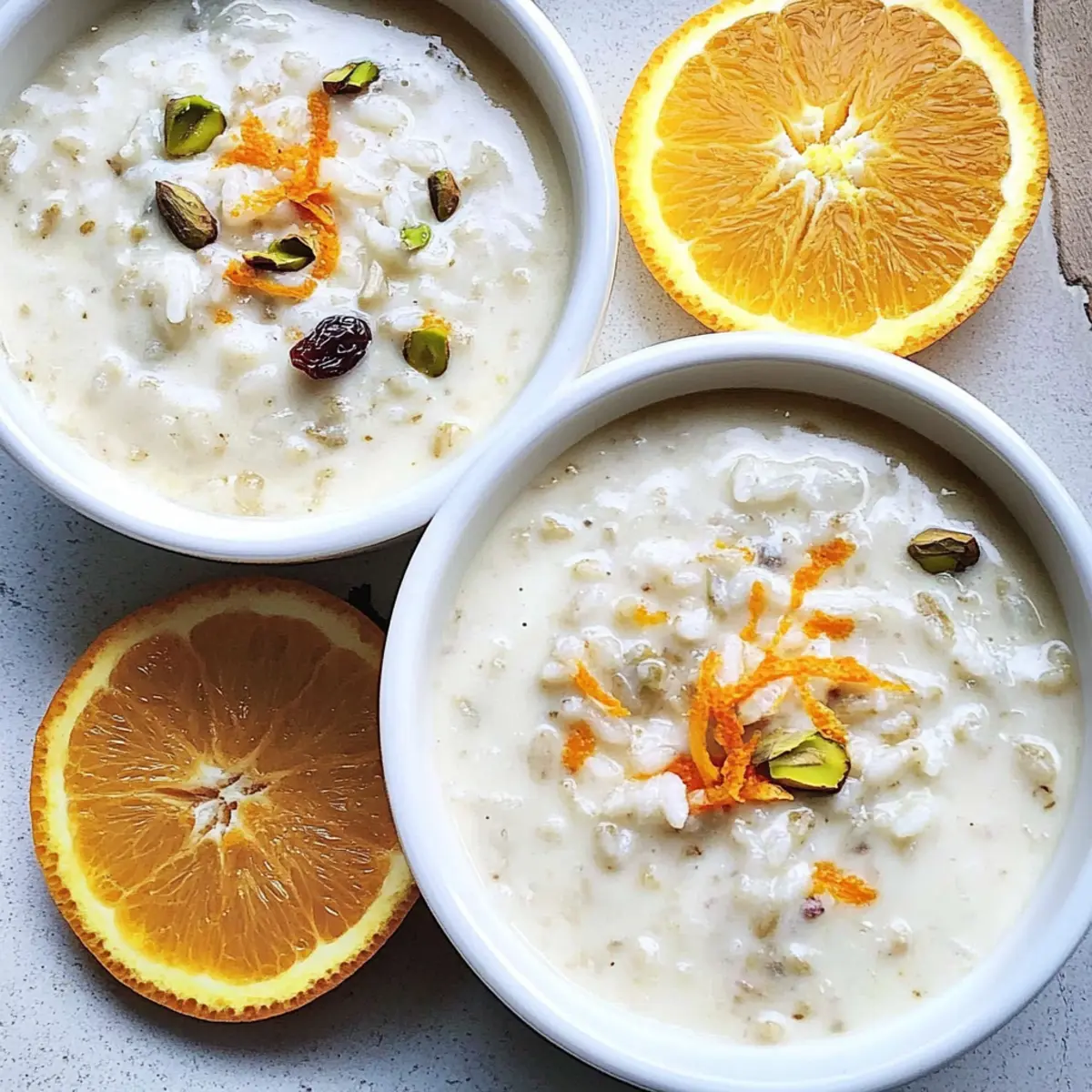 Cardamom Orange Rice Pudding