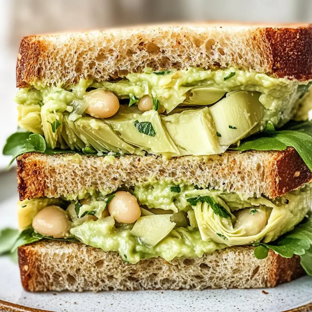 Avocado White Bean Sandwich
