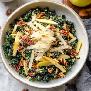 Kale Salad With Apple And Pecans