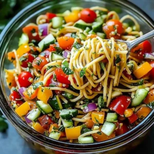 Spaghetti Salad With Italian Dressing
