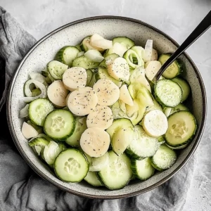 Cucumber Salad with Hearts of Palm