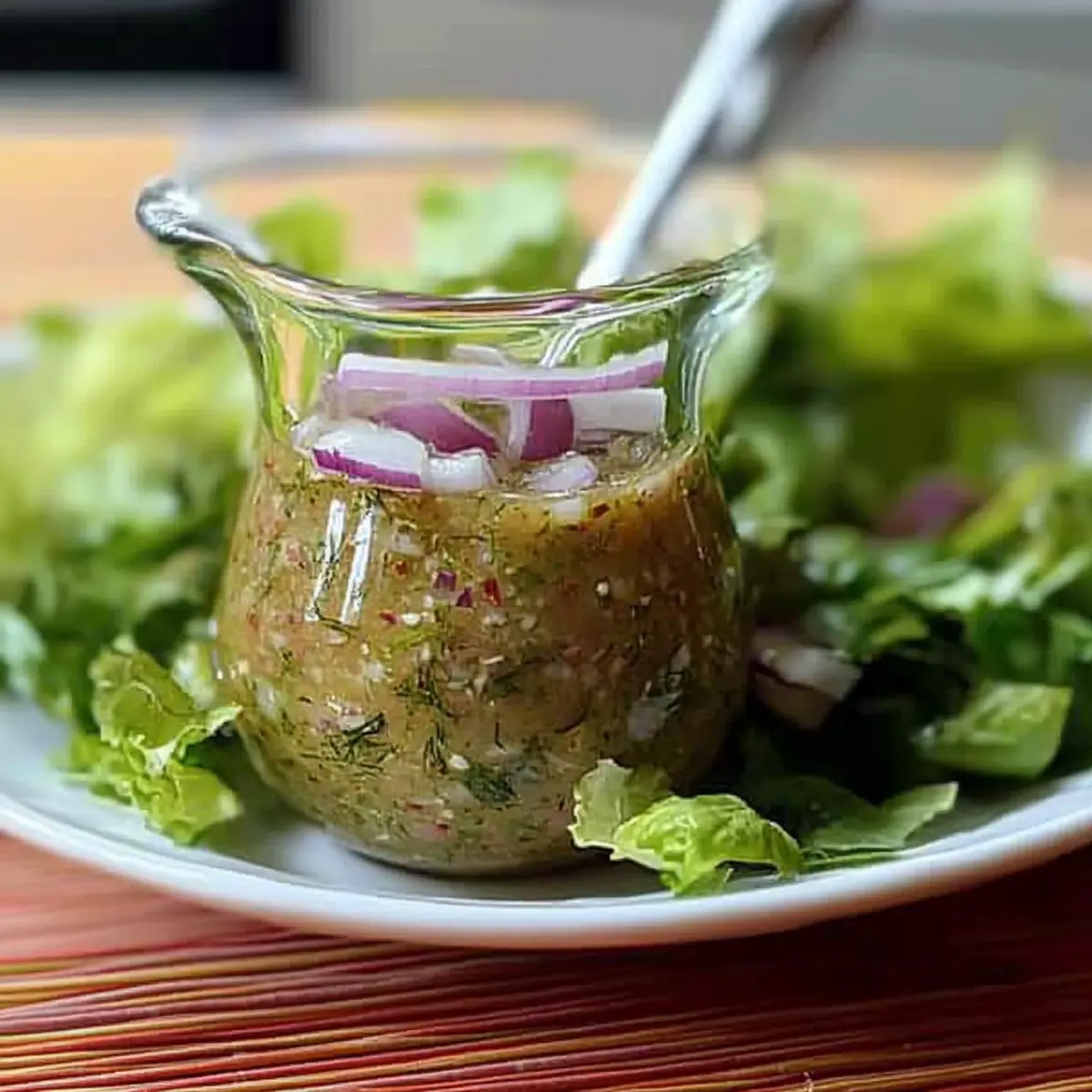 Dill Red Onion Dressing