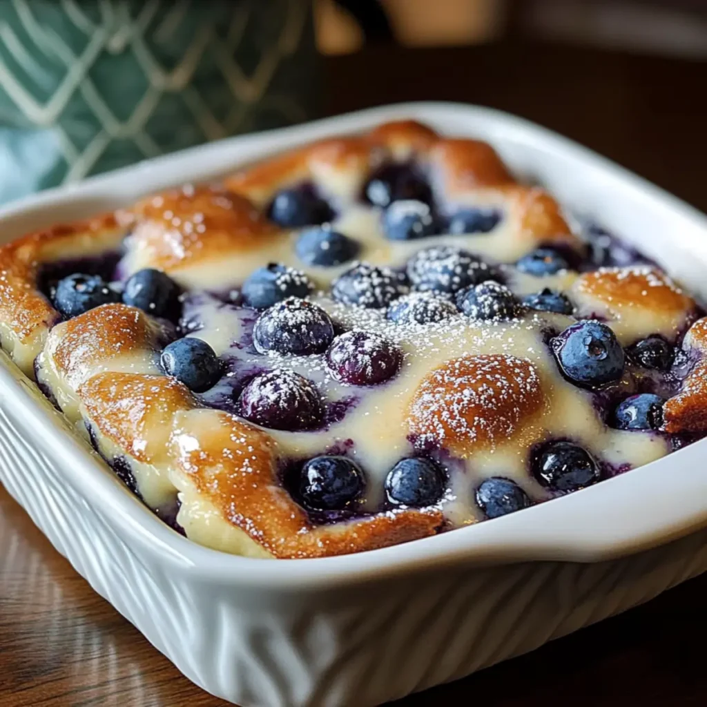 Blueberry Buttermilk Pancake Casserole