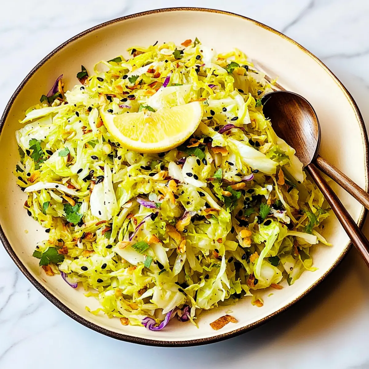 Cabbage With Coconut & Spices