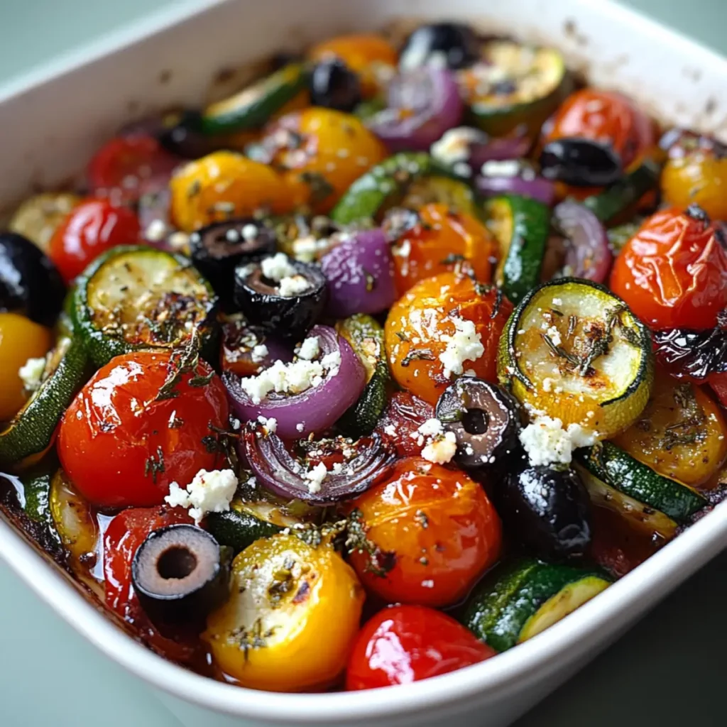 One Pan Greek Vegetables