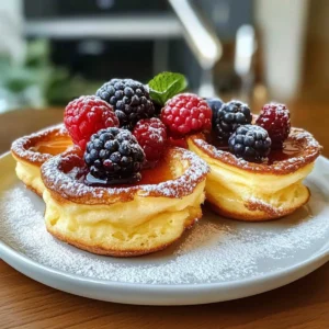 Mini Dutch Baby Pancakes