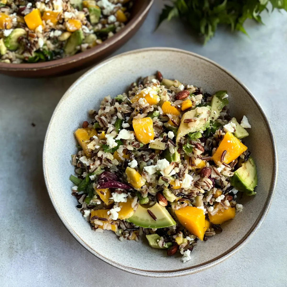Avocado & Mango Wild Rice Salad