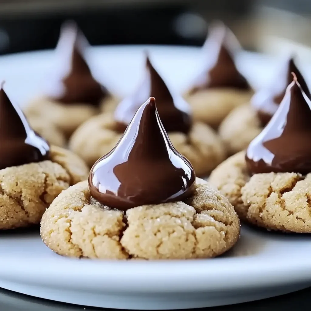 Sourdough Peanut Butter Blossom Cookies for Holiday Bliss
