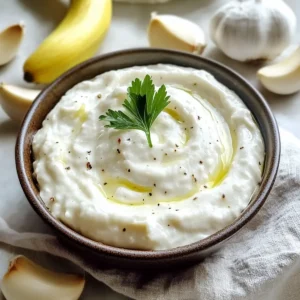 Lebanese Garlic Sauce