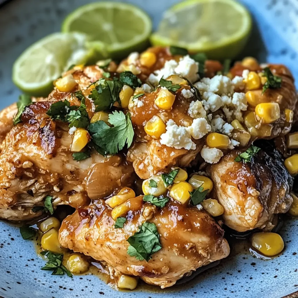 Slow Cooker Street Corn Chicken