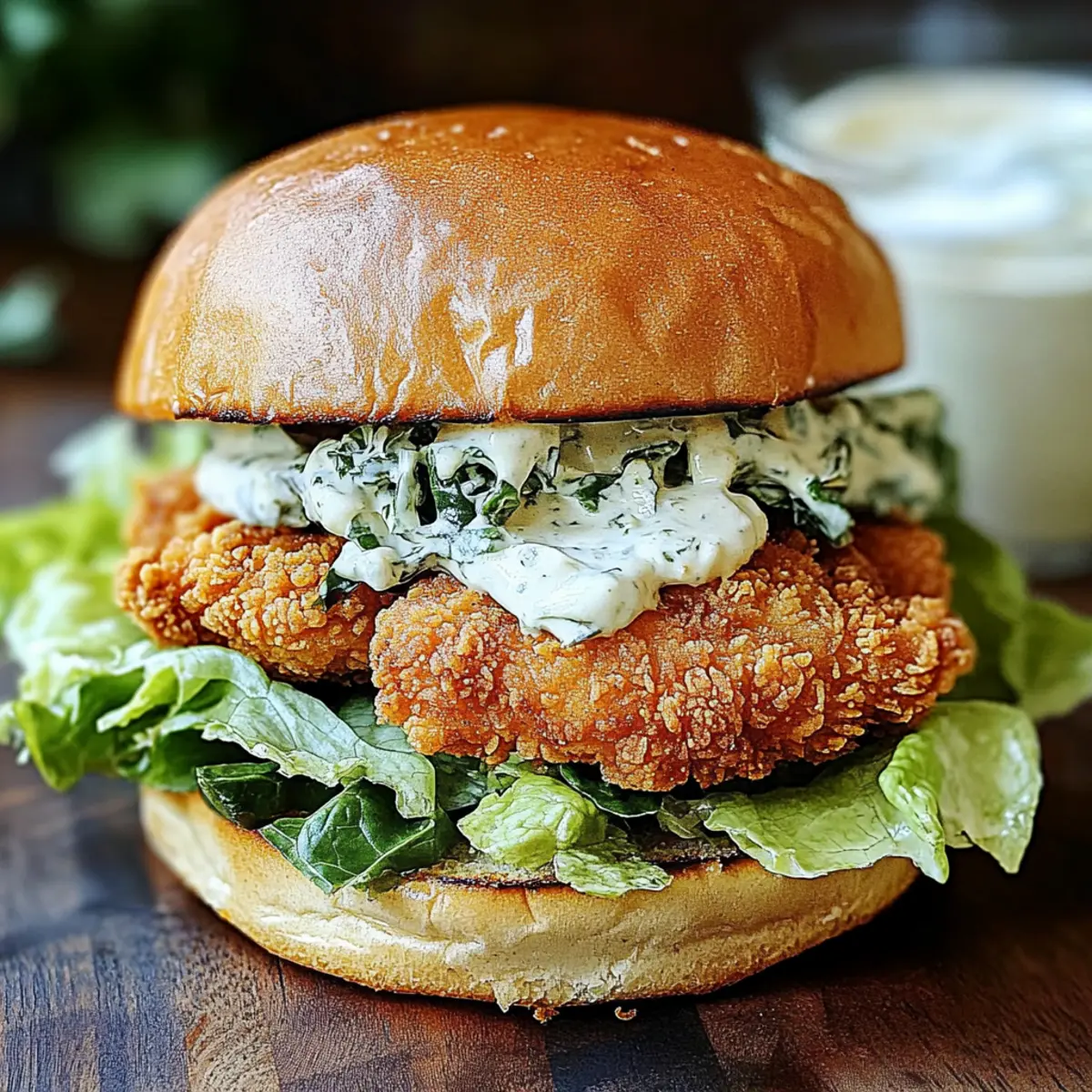 CHICKEN CAESAR SANDWICH