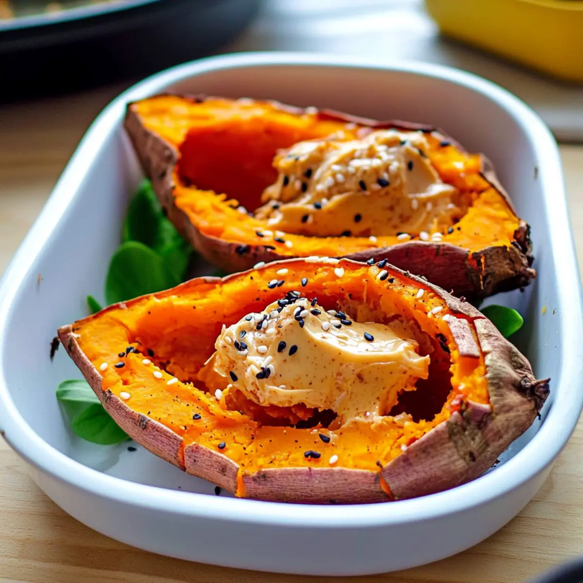 Miso Sweet Potatoes