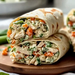 Homemade Chicken Salad Wrap