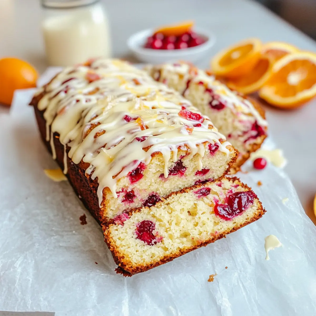 Cranberry Orange Loaf Cakes
