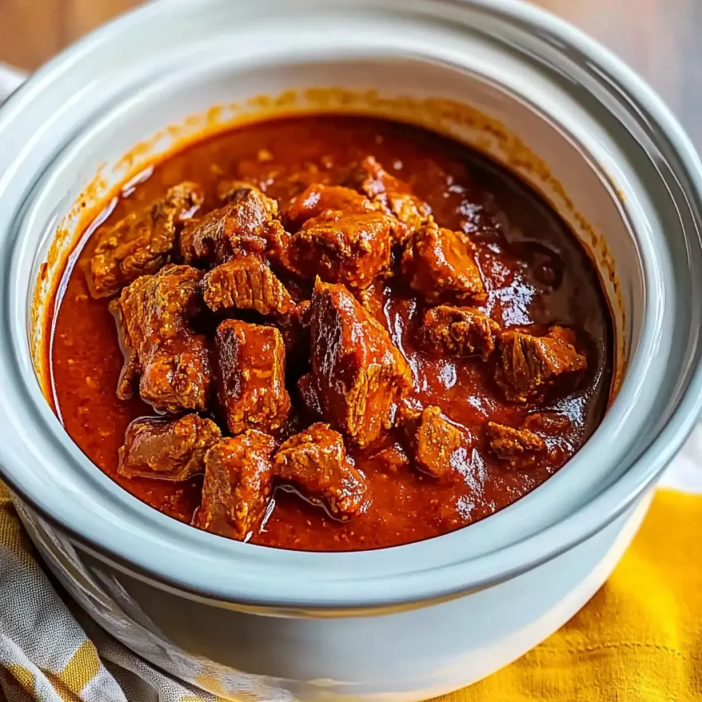 Slow Cooker Chili Colorado