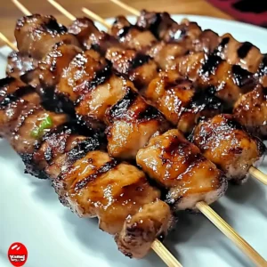Grilled Chicken Yakitori Skewers