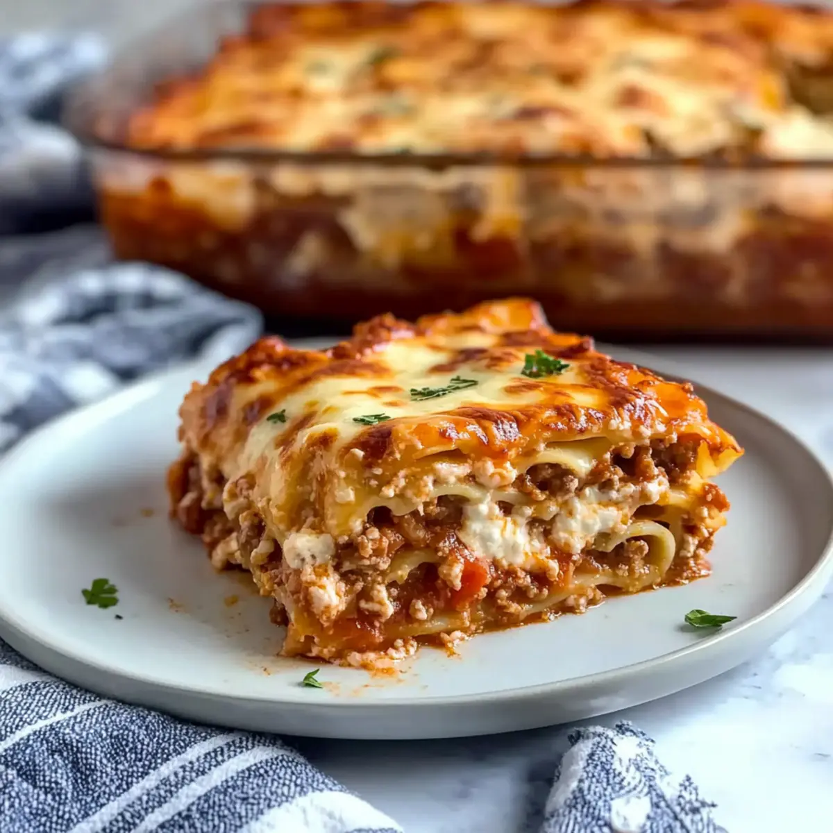 Mouthwatering No Boil Lasagna