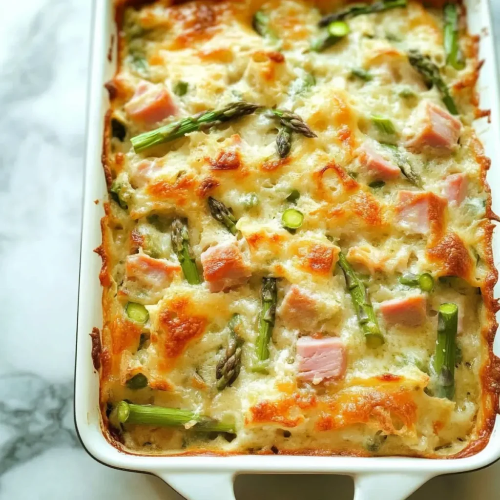 Savory Ham and Asparagus Strata for Effortless Holiday Mornings
