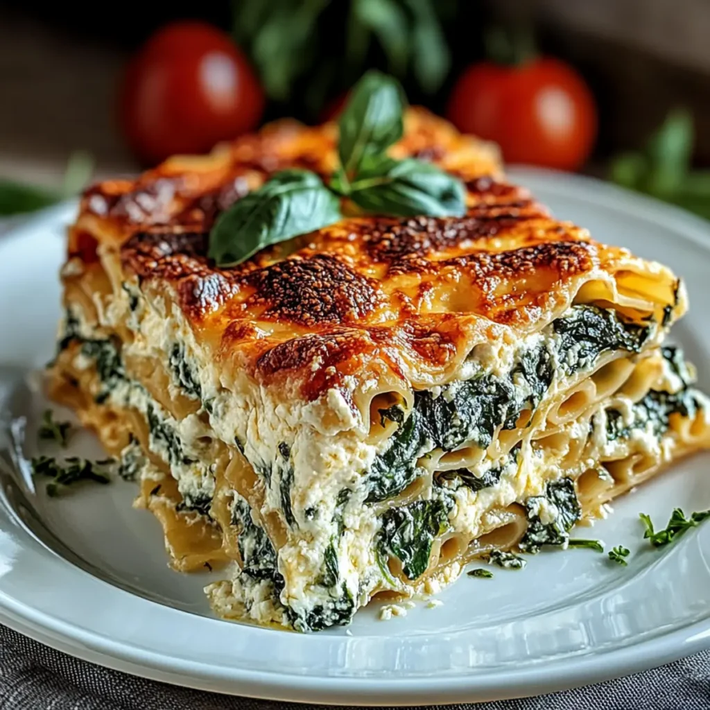 Delicious Spinach Lasagna for a Cozy Family Feast