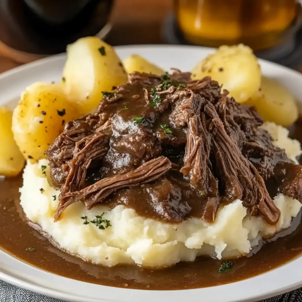 Slow Cooker Beef Manhattan