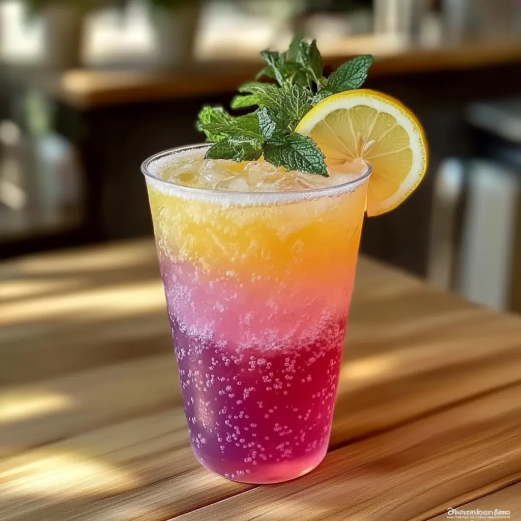 Refreshing Honey Lemon Pink Soda to Brighten Your Day