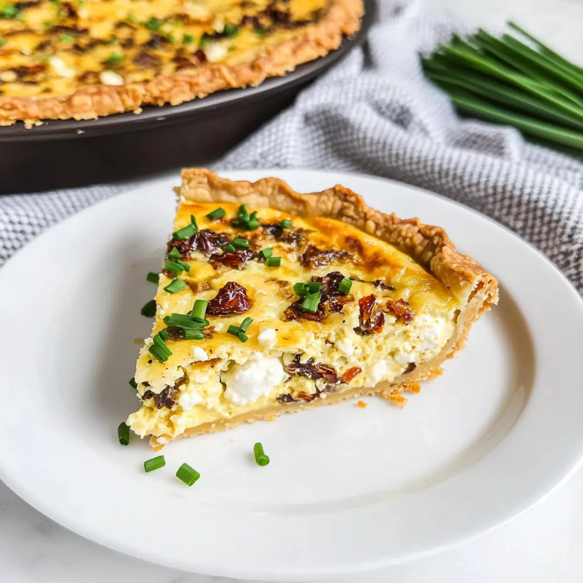 Goat Cheese Quiche