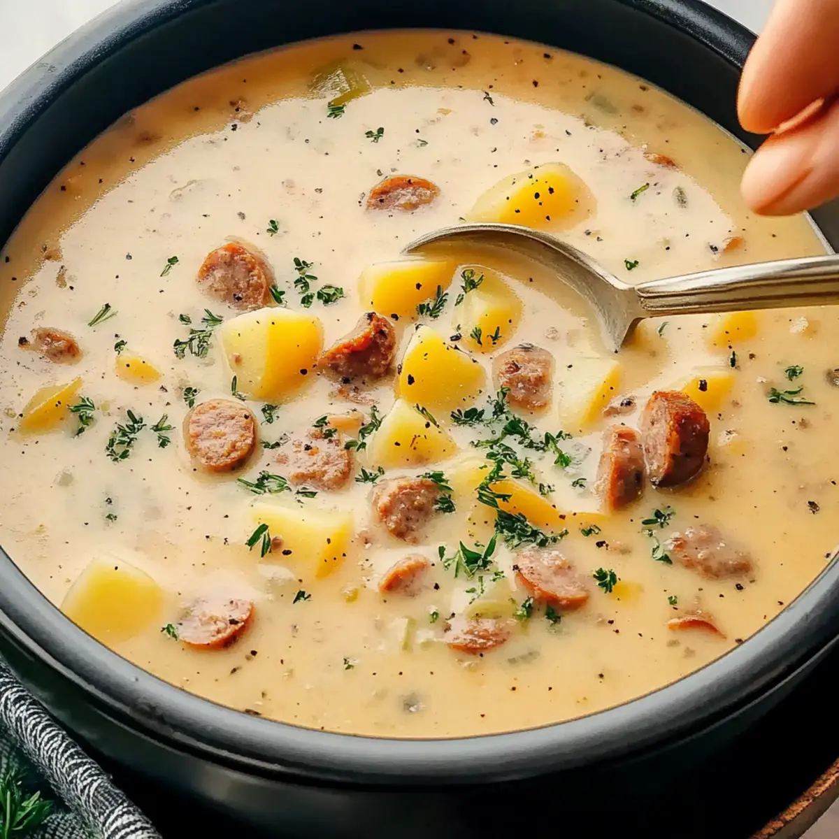 Creamy Sausage Potato Soup