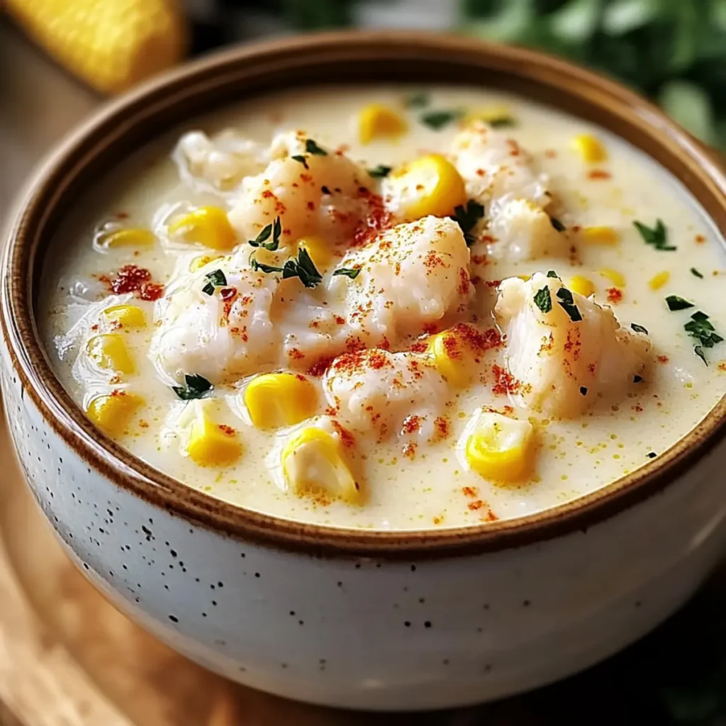 Bobby Flay’s Crab & Corn Chowder