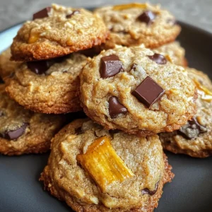 Peanut Butter Banana Cookies