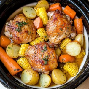 Slow Cooker Chicken Thighs