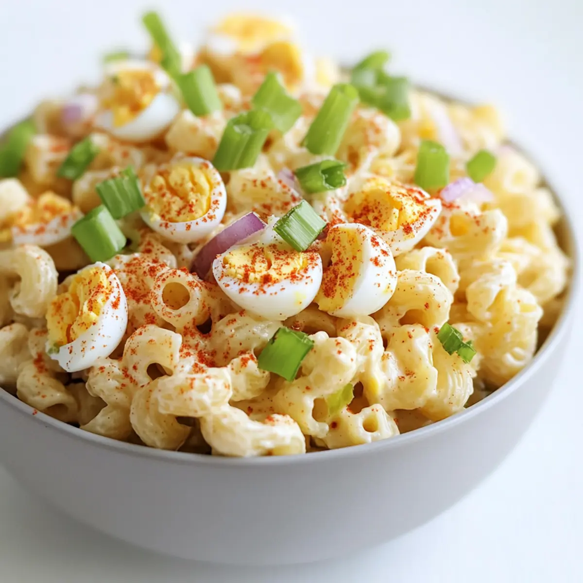 Deviled Egg Pasta Salad