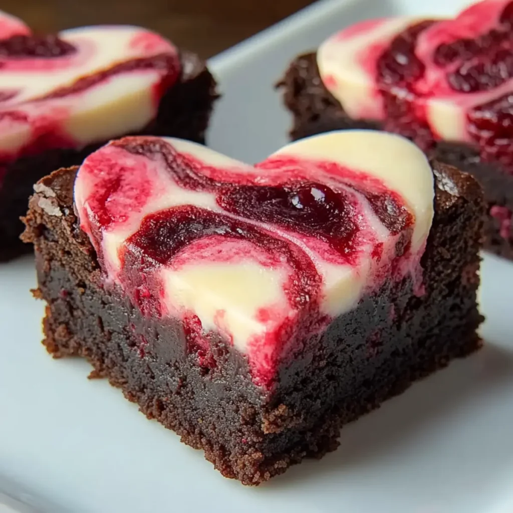 Heart Shaped Brownies