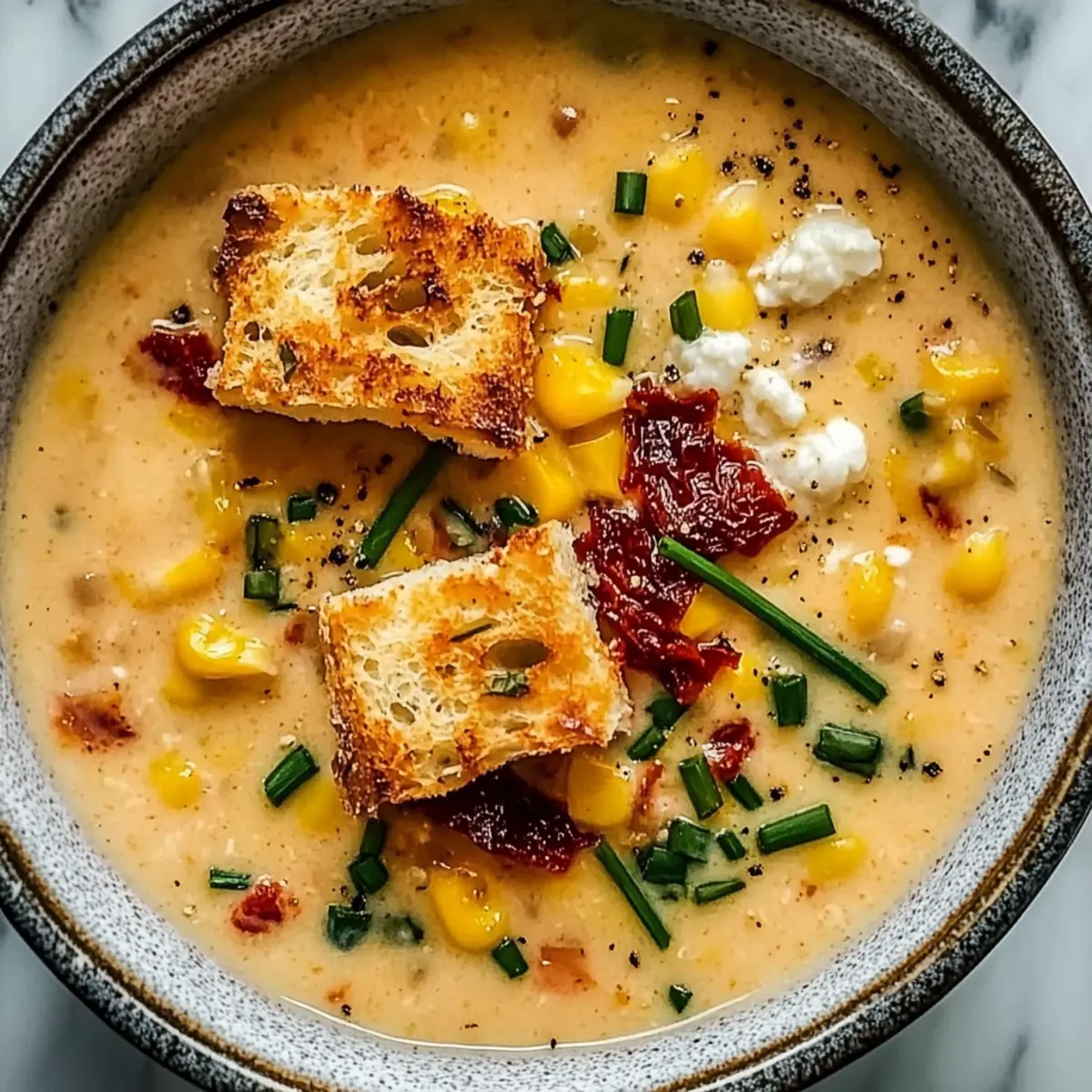 Sun Dried Tomato Corn Chowder