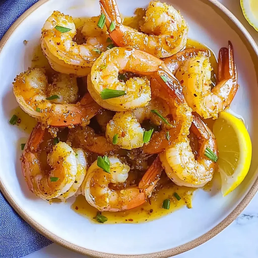 Shrimp with Hot Honey Lemon