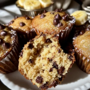 Banana Chocolate Chip Muffins