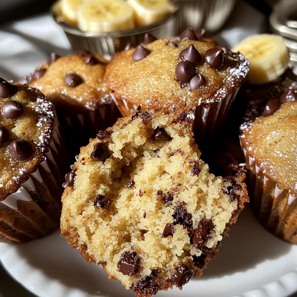 Banana Chocolate Chip Muffins