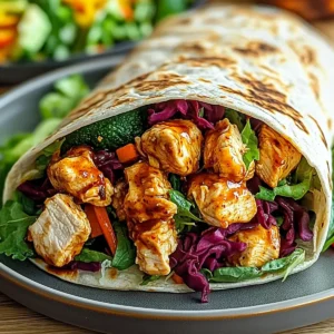 Sweet Chili Chicken Wraps
