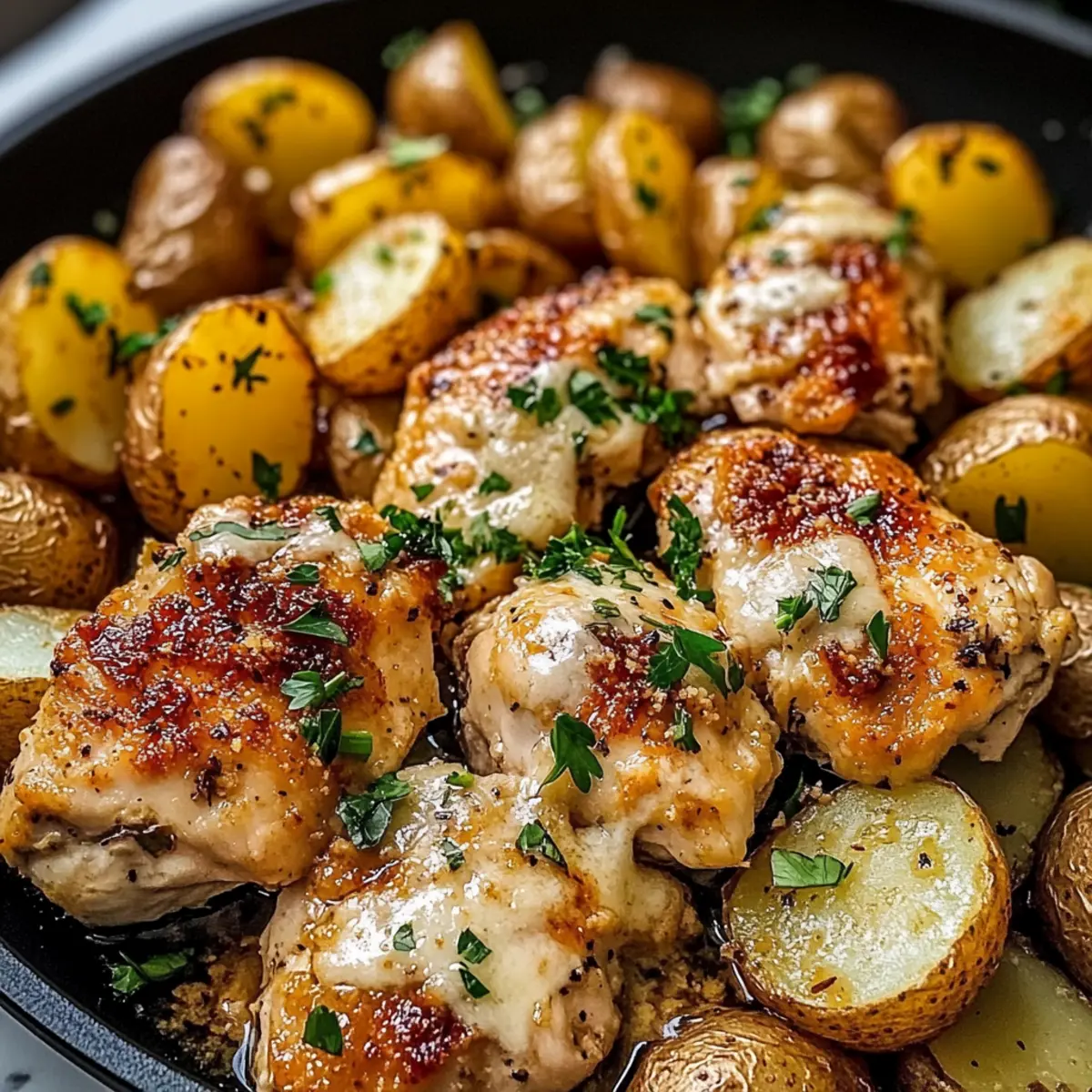 Garlic Parmesan Chicken and Potatoes