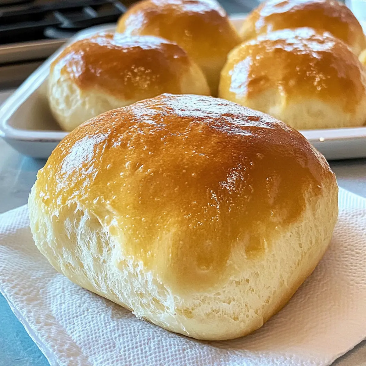 Milk Bread Honey Buns
