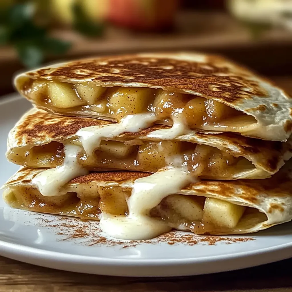 Apple Cinnamon Breakfast Quesadillas