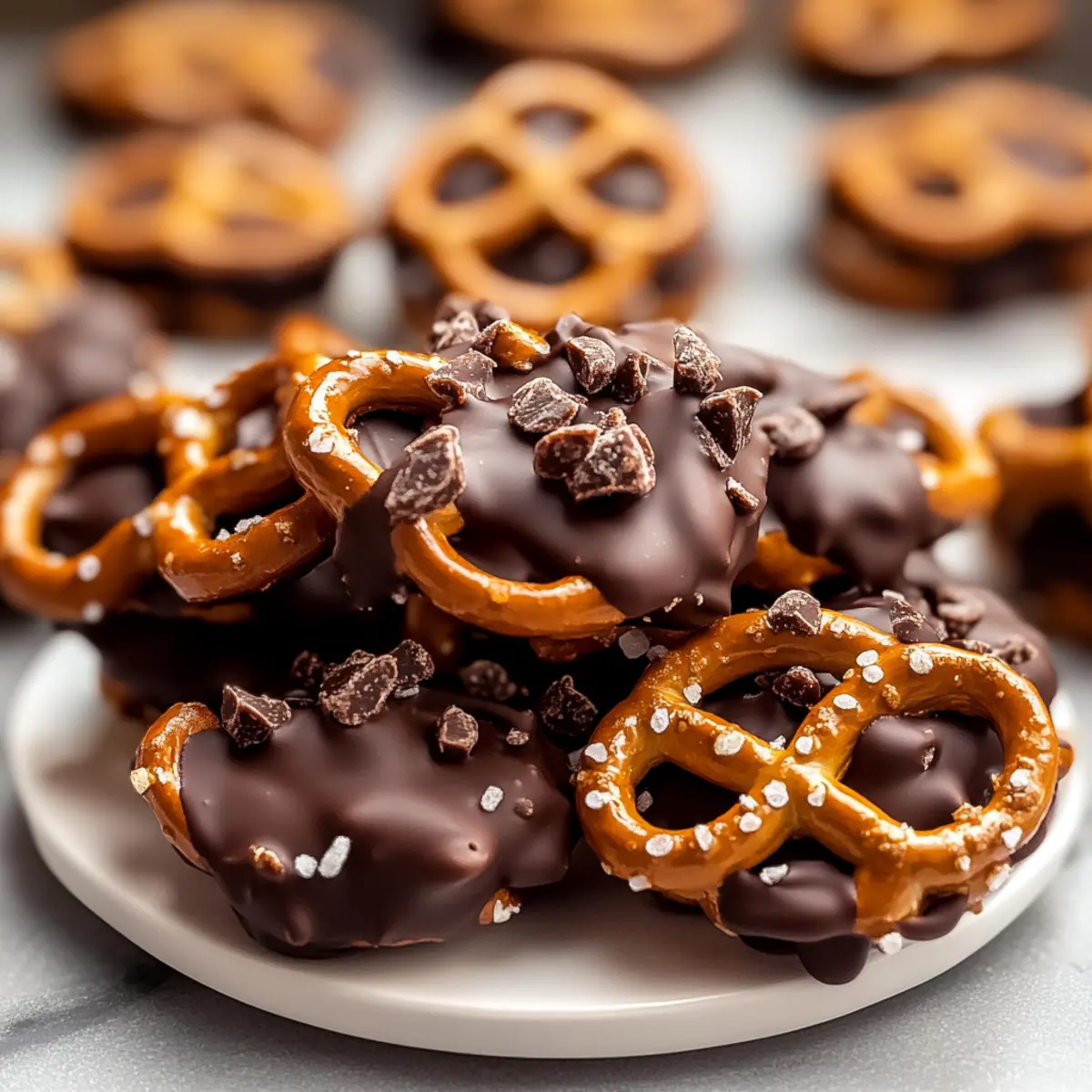 Peanut Butter Pretzel Clusters