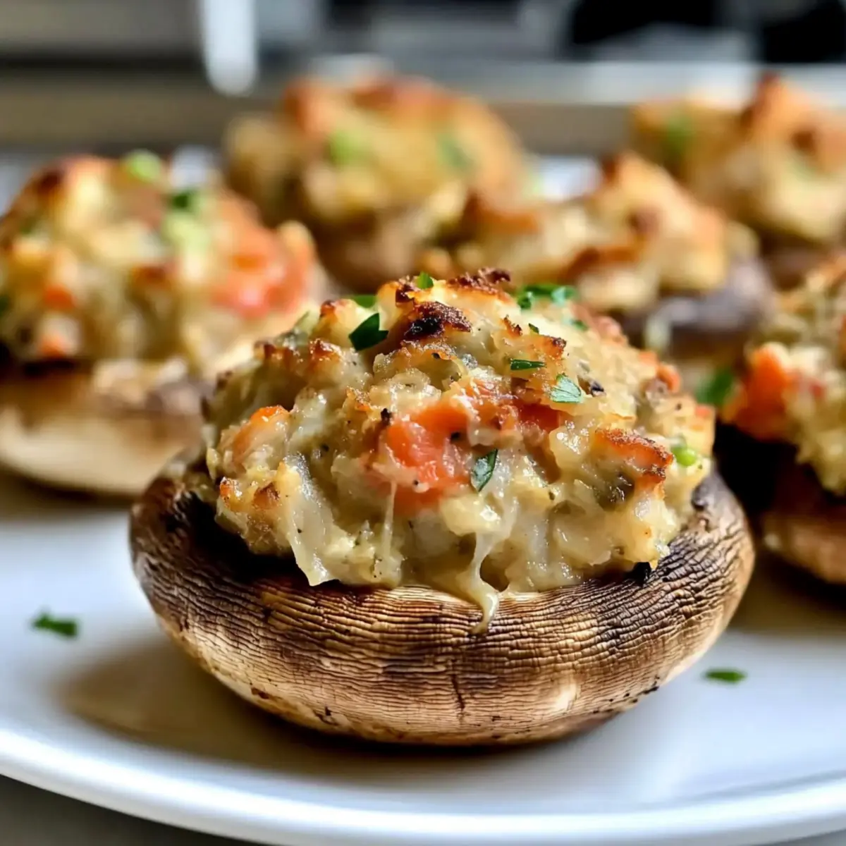 Crab Stuffed Mushrooms