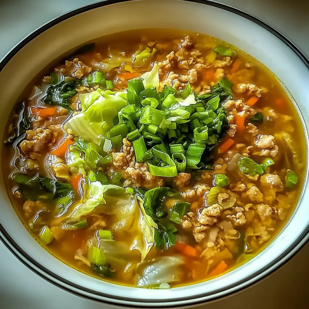 One-Pot Egg Roll Soup
