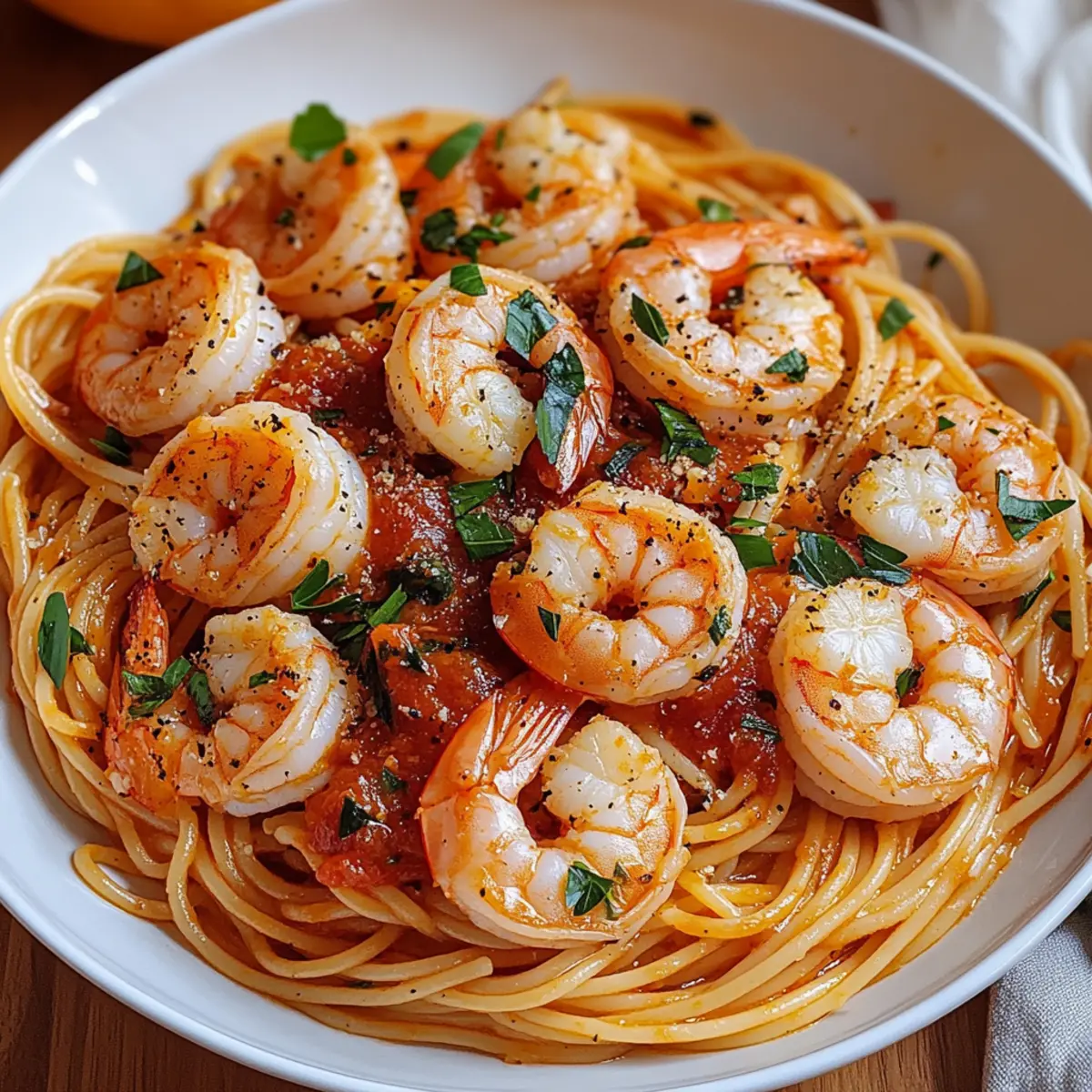 Shrimp Fra Diavolo Pasta