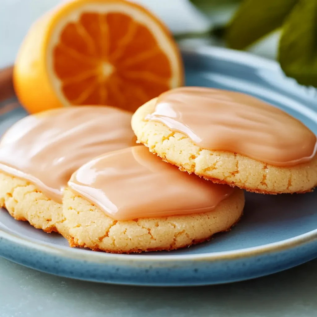 Soft Orange Sugar Cookies That Melt in Your Mouth